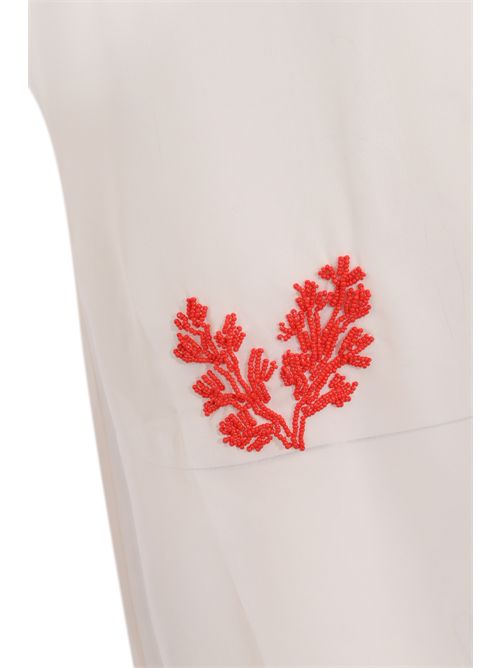 Abito Raya in georgette con ricami perline Mc2 Saint Barth | RAA000109608L